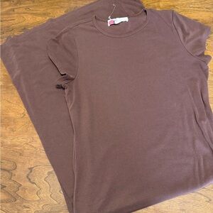 Free People Brown Midi Dress